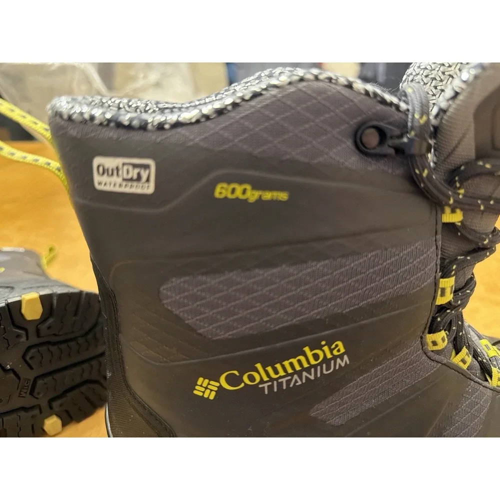 Columbia Titanium OutDry 600g Michelin Winter Boots Mens Size 9 Insulated